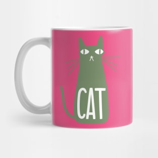 Cool Watercress Hepcat Cat Mug